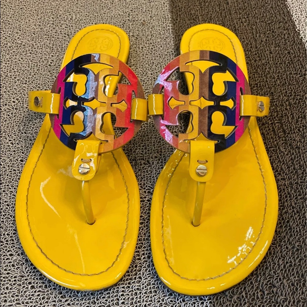 Tory Burch multicolor miller sandals size 9